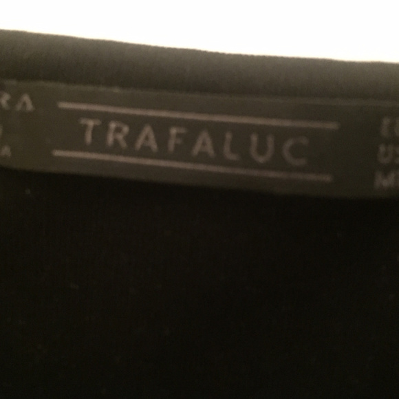 Adorable Zara Trafaluc dress with velvet - Picture 3 of 3